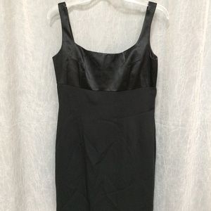 Cocktail Formal Little Black Dress with High-waist